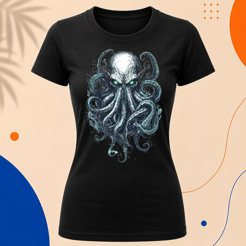 Dámské tričko - Cthulhu – Křídla šílenství